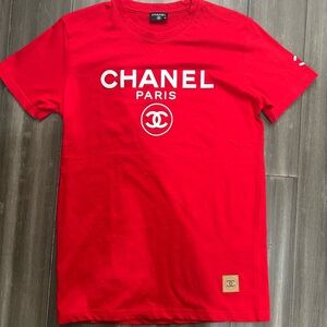 Chanel Red Men's T-Shirt